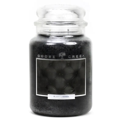 Goose Creek Candle black leather